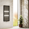 Cruze Designer Heated Towel Rail - Matt Black (1228 x 500mm)