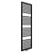 Cruze Designer Heated Towel Rail - Matt Black (1813 x 500mm) Large Image