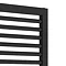 Cruze Designer Heated Towel Rail - Matt Black (823 x 500mm)  Profile Large Image