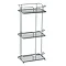 Cruze Grey 3-Tier Freestanding Shower Caddy Large Image