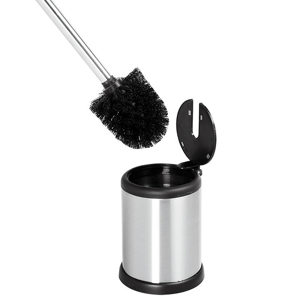 Cruze Grey Freestanding Toilet Brush & Holder  Profile Large Image