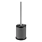 Cruze Grey Freestanding Toilet Brush & Holder Large Image