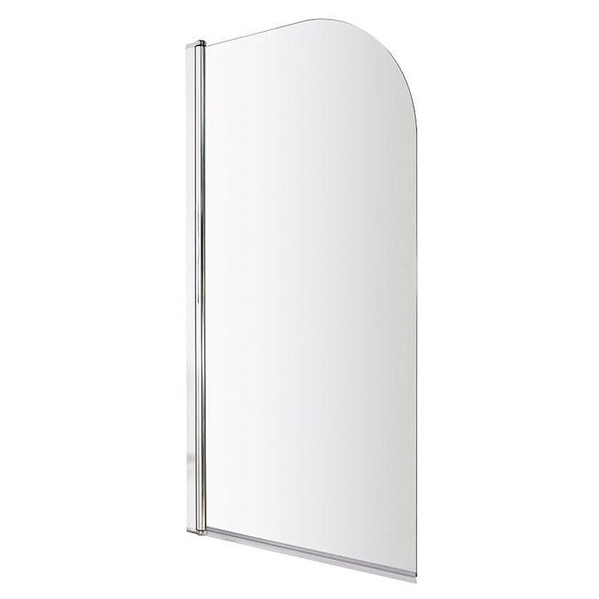 Cruze Hinged Curved Top Bath Screen (790 x 1400mm)  Profile Large Image