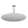 Cruze Large 400mm Thin Round Shower Head + Ceiling Mounted Arm  Feature Large Image