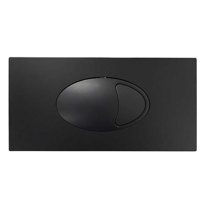 Cruze Large Push Button Plate Matt Black  Profile Large Image