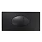 Cruze Large Push Button Plate Matt Black  Profile Large Image