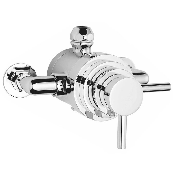 Cruze Modern Round Concealed Dual Thermostatic Shower Valve Profile Large Image