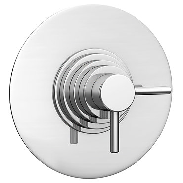 Cruze Modern Round Concealed Dual Thermostatic Shower Valve Profile Large Image