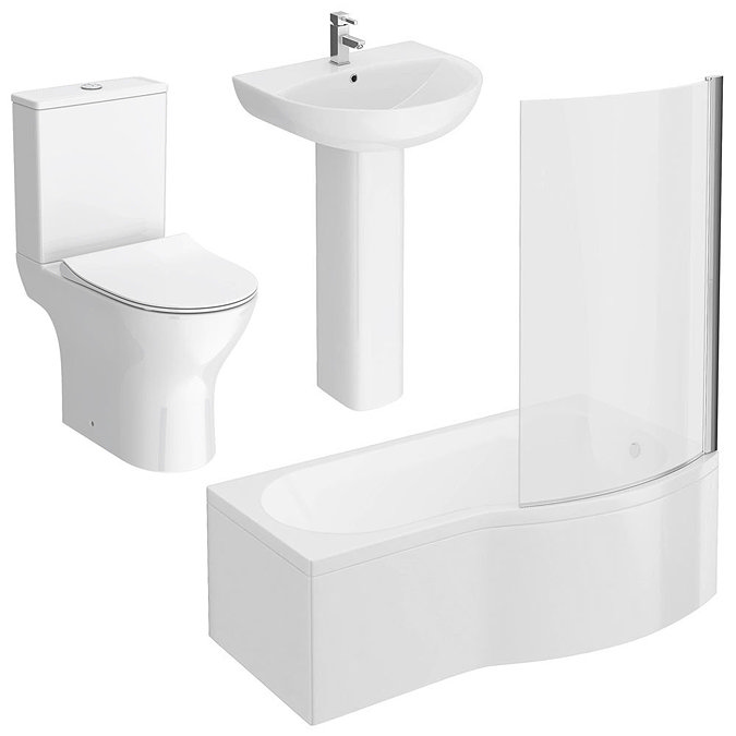 Cruze Modern Shower Bathroom Suite  Standard Large Image