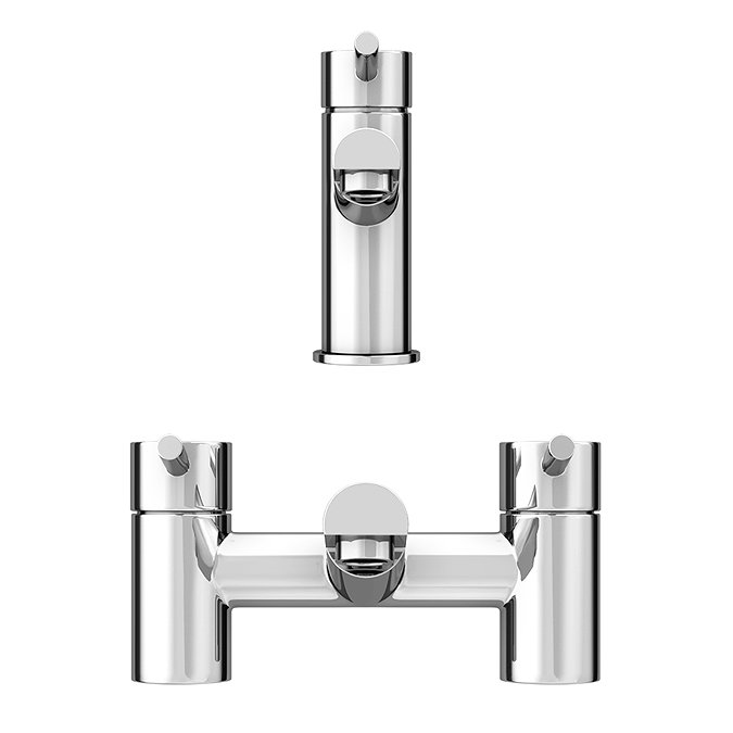 Cruze Modern Bathroom Tap Package (Bath + Basin Tap)  additional Large Image