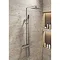 Cruze Oval Modern Thermostatic Shower - Chrome Profile Large Image