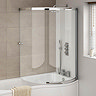 Cruze P-Shaped Sliding Bath Screen Large Image