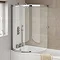 Cruze P-Shaped Sliding Bath Screen (LH) Large Image