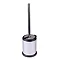 Cruze Polished Steel Freestanding Toilet Brush & Holder Large Image