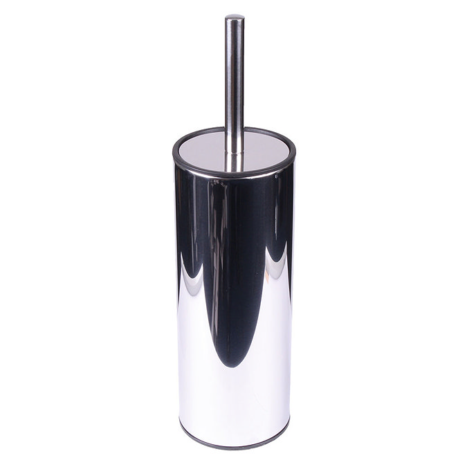 Cruze Polished Steel Toilet Brush & Holder Large Image