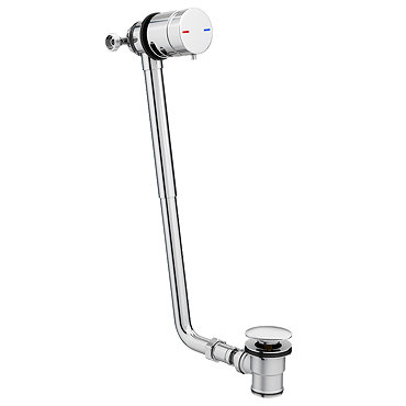 Cruze Premium Chrome Plated Bath Filler with Click Clack Waste  Profile Large Image
