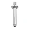 Cruze Round 150mm Vertical Shower Arm - Chrome Large Image