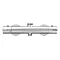 Cruze Round 2 Outlets Thermostatic Bar Shower Valve (3/4" Top Outlet) Large Image