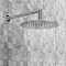 Cruze Round Concealed Individual Diverter + Thermostatic Control Valve with Handset + 300mm Shower Head  In Bathroom Large Image
