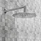 Cruze Round Concealed Individual Diverter + Thermostatic Control Valve with Handset + 300mm Shower Head In Bathroom Large Image