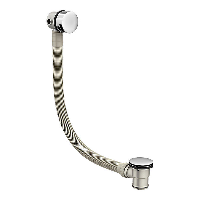 Cruze Round Concealed Thermostatic Shower Valve w. Handset + Freeflow Bath Filler  Feature Large Ima