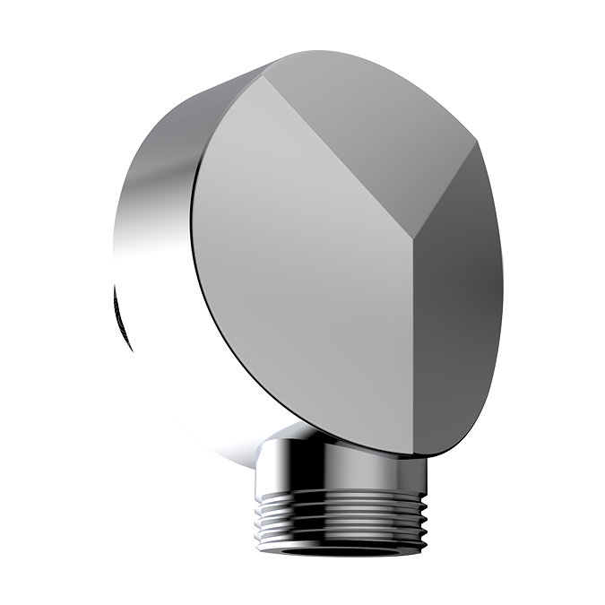 Cruze Round Elbow for Concealed Showers - Chrome