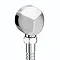 Cruze Round Elbow for Concealed Showers - Chrome Large Image