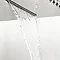 Cruze Round Flat Dual Fixed Shower Head (Waterfall + Rainfall) Feature Large Image