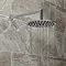 Cruze Round Modern Shower System with Handset, 4 Body Jets + 200mm Shower Head Standard Large Image