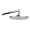 Cruze Round Shower Head with Wall Mounted 90 Degree Bend Arm - 200mm  Profile Large Image