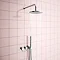 Cruze Round Shower System (200mm Fixed Head, Handset + Integrated Parking Bracket) Large Image