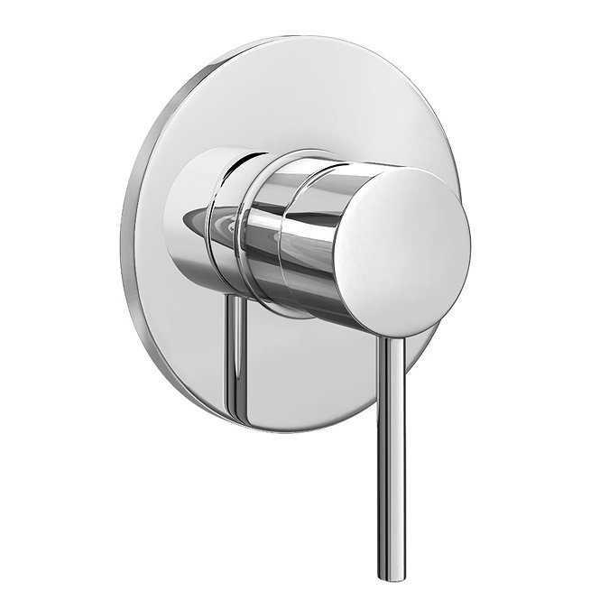 Cruze Round Shower Valve inc. Slide Rail Kit with Pencil Handset - Chrome Profile Large Image