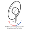 Cruze Round Shower Valve inc. Slide Rail Kit with Pencil Handset - Chrome Feature Large Image