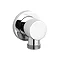 Cruze Round Shower Valve inc. Slide Rail Kit with Pencil Handset - Chrome In Bathroom Large Image