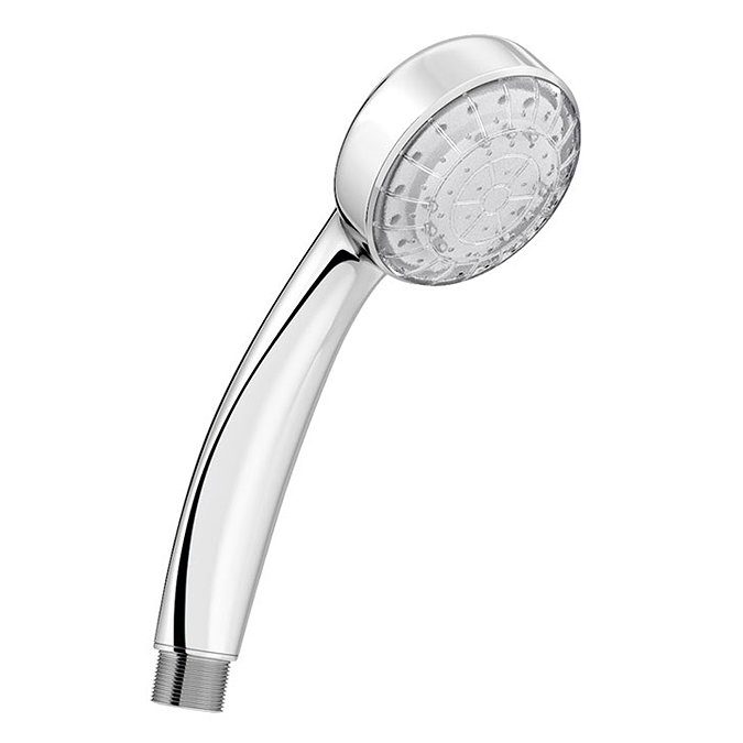 Cruze Round Slider Rail Kit + LED Shower Handset  In Bathroom Large Image