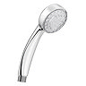 Cruze Round Slider Rail Kit + LED Shower Handset  In Bathroom Large Image