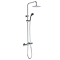 Cruze Modern Thermostatic Shower - Chrome