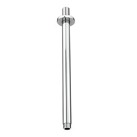 Cruze Round Vertical Shower Arm 300mm - Chrome Large Image