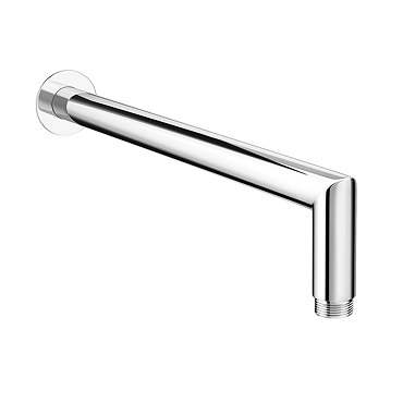 Cruze Round Wall Mounted 90 Degree Bend Shower Arm 393mm - Chrome  Profile Large Image