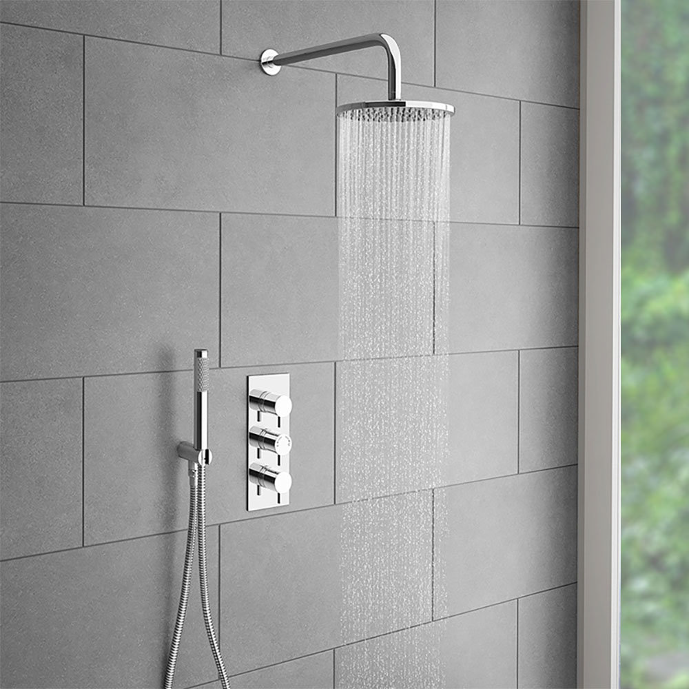 Cruze Shower Bath Concealed 2 Outlet Shower Pack 1700 B Shaped With