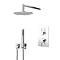 Cruze Shower Package (Inc. 200mm Wall Mounted Head, Wall Outlet Elbow + Shower Handset) Large Image