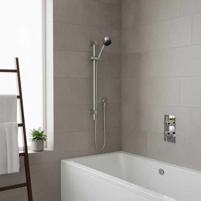 Cruze Shower Package Including Valve, Slider, and Overflow Filler