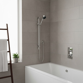 Cruze Shower Package Including Valve, Slider, and Overflow Filler