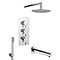 Cruze Shower Package (Rainfall Head, Handset + Bath Spout)