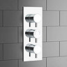 Cruze Shower Package (Rainfall Wall Mounted Head, Handset + Freeflow Bath Filler)  Newest Large Image