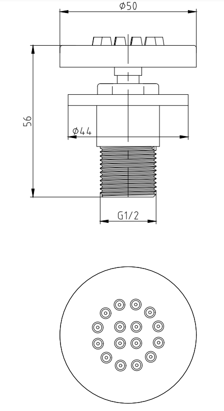 Cruze Body Jet - 1 x Slim Round Jet