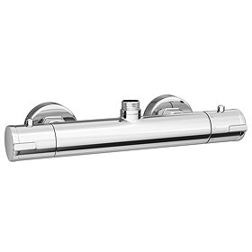 Cruze Round Top Outlet Thermostatic Bar Shower Valve Large Image