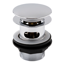 Cruze Slotted Bath Waste with No Overflow Chrome