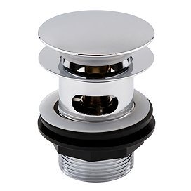 Cruze Slotted Bath Waste with No Overflow Chrome