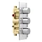 Cruze Triple Concealed Shower Valve with Fixed Shower Head + 4 Body Jets Newest Large Image